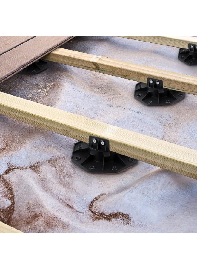 12pcs Adjustable Deck Support Pedestal Deck Foundation Base Support Floating Deck Platform Deck Floor Height Adjustment  - Image 5