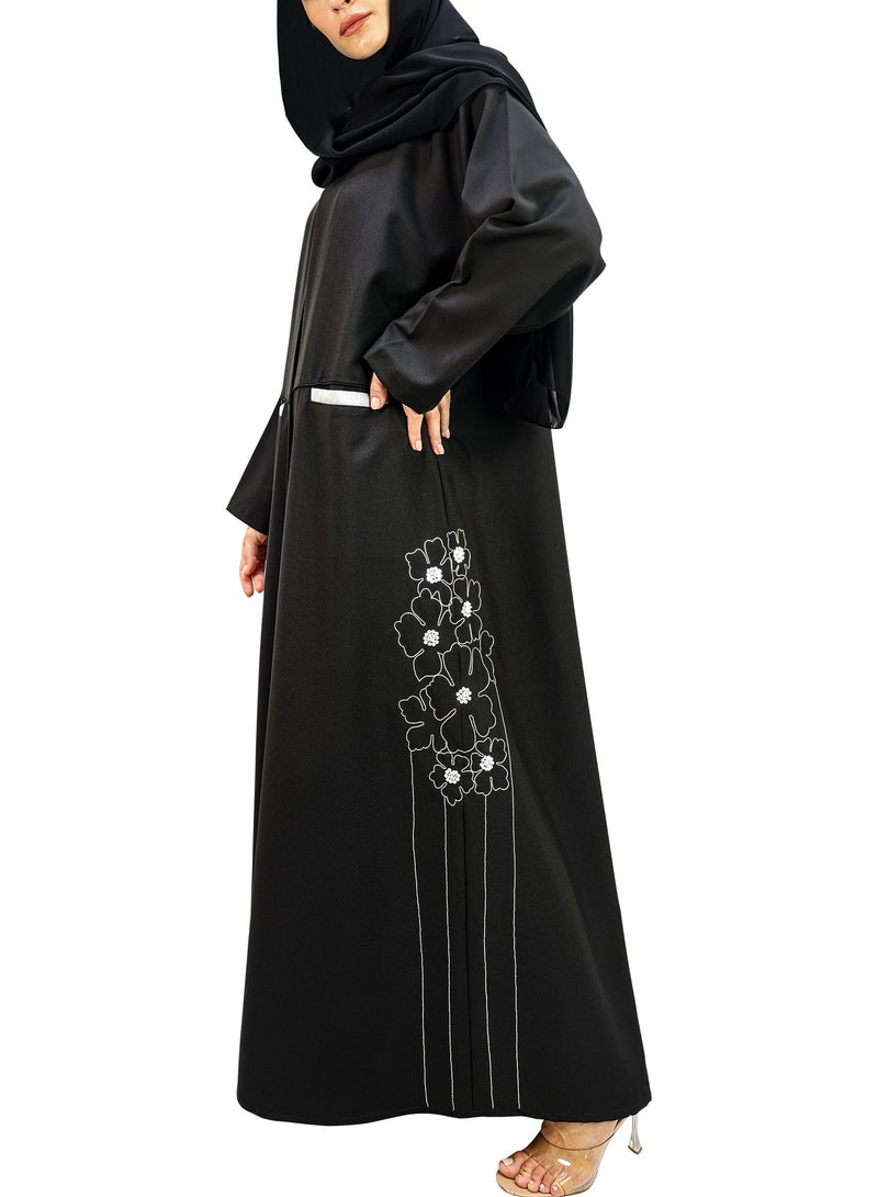 THE MODEST FACTORY Front pockets, both side Aari and handwork - Image 3