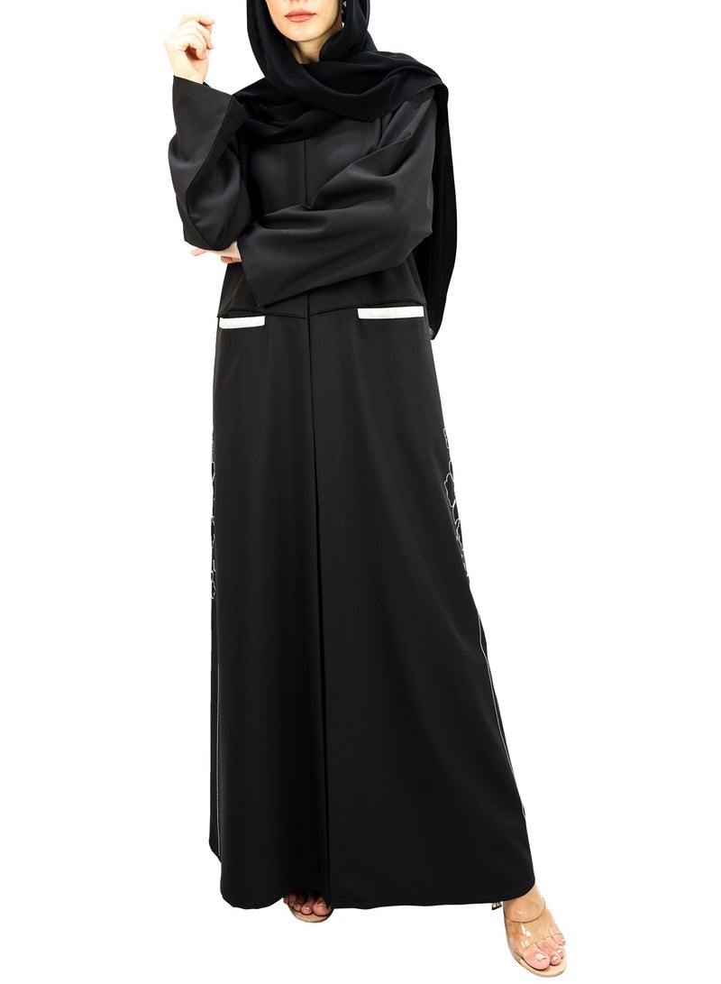 THE MODEST FACTORY Front pockets, both side Aari and handwork - Image 1