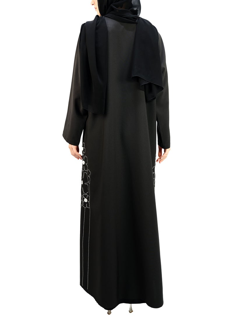 THE MODEST FACTORY Front pockets, both side Aari and handwork - Image 5