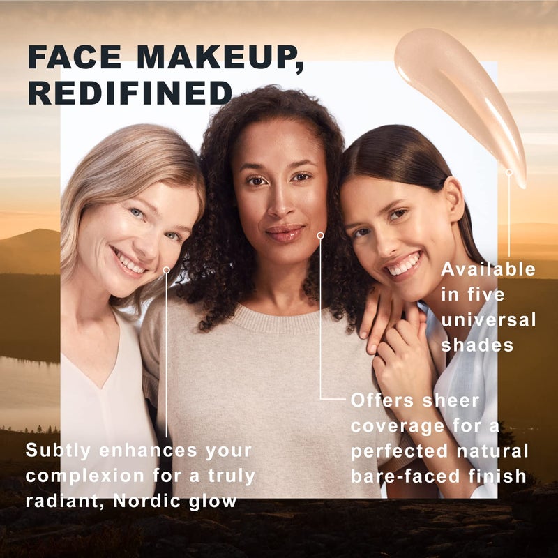 Lumene Invisible Illumination Instant Beauty Glow Serum - Sheer-Coverage Face Makeup + Brightening Serum - Infused with Nordic Algae and Vitamin E for Instant Radiance - Universal Light (30ml) - Image 4