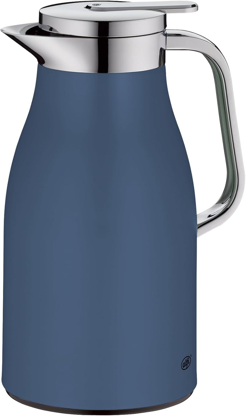 alfi SKYLINE 1.0 L Deep Water Stainless Steel Vacuum Flask with Hygienic Tempered Glass Insert - Image 1