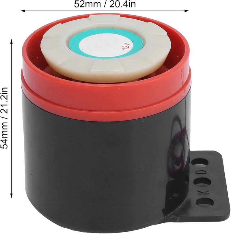 صفارة إنذار aqxreight من مادة ABS عالية الديسيبل محرك حساس لمعدات السيارات BJ 12V مقاومة للاهتراء وصوت صفارة الإنذار إنذار ABS إنذار 12V إنذار BJ مقاوم للماء - Image 2