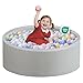 Zedachica Ball Pit for Toddlers 3543x1181 Baby Ball Pits Soft Memory Foam Ball Pit Round Kids Ball Pit Indoor Game Kids Play Ball Pool Ideal Gift for Girls and Boys Grey NO Balls - Image 3
