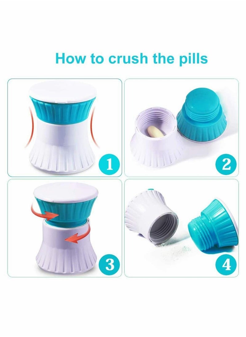 Crusher 3 in 1 Multifuntion Cutter/Crusher/Box for Small Best Grinder Top Choice Pro Mill Crusher and Cutter That Grinds Your Tablets