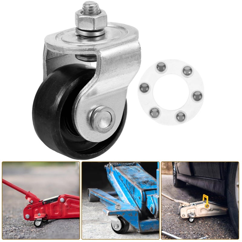 2 Ton Floor Jack Wheel Replacement Caster Wheel Swivel Stabilizer Heavy Duty Casters - Image 3