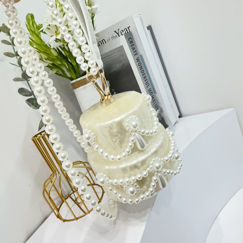 2025 Women'S New Shoulder Crossbody Bag Shaped Shell Acrylic Bag Fashion Wedding Dinner Clutch Bag - Image 2