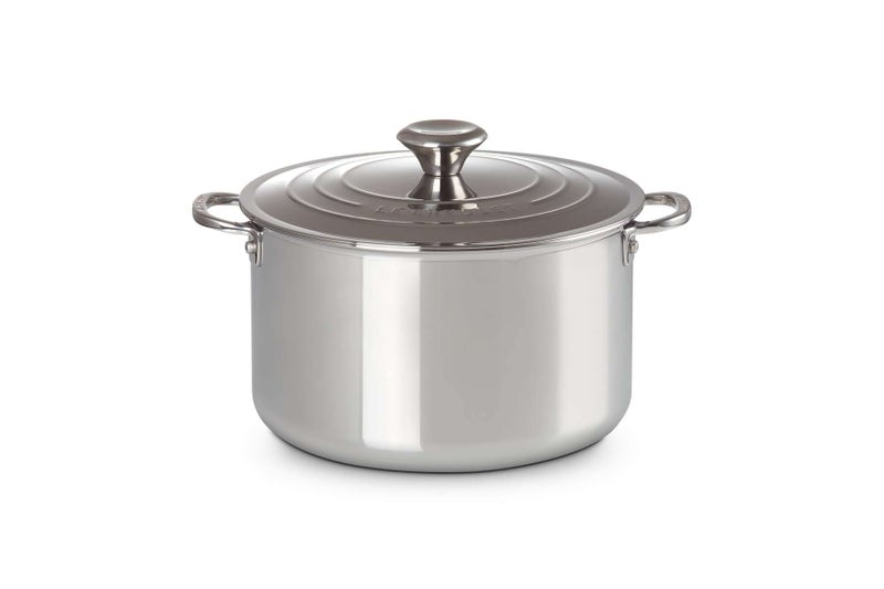 Le Creuset Le Creuset Tri-Ply Stainless Steel 7 Quart Stockpot, Medium  - Image 2