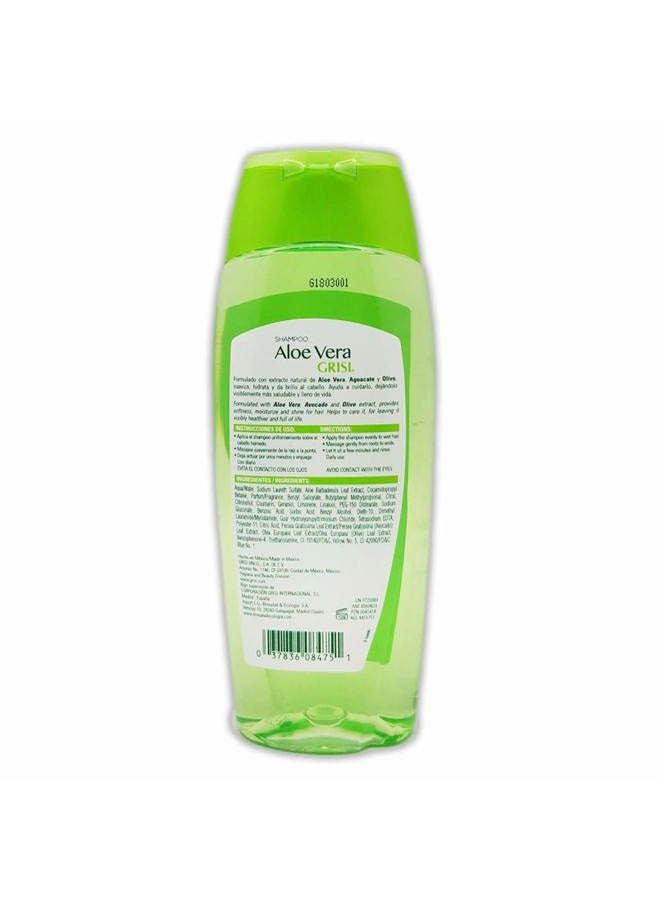 Grisi Aloe Vera Shampoo | Moisturizing Hair Product with Aloe Extract, Paraben-Free for Soft, Shiny Hair - 13.5 Fl Ounces - Image 2