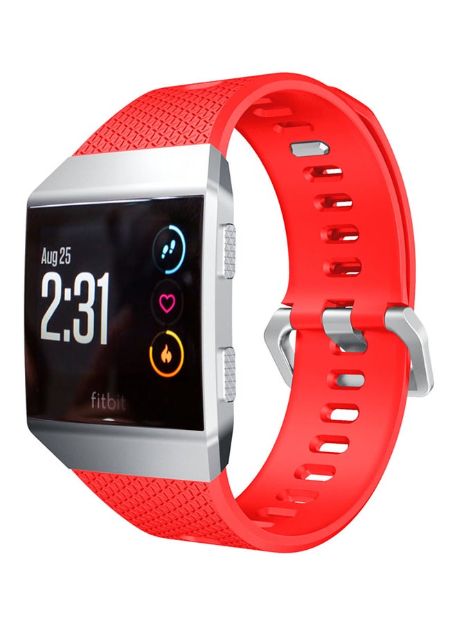 ISank Replacement Sport Band For Fitbit Ionic Red - Image 4