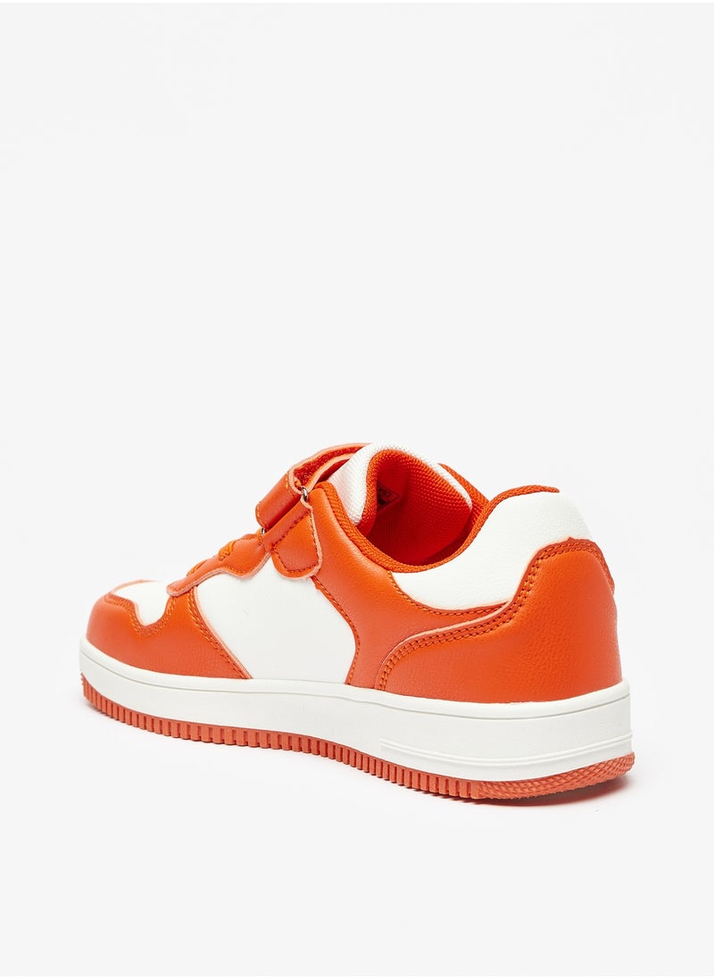 Kappa - Boys Colourblock Sneakers with Hook and Loop Closure - Image 1