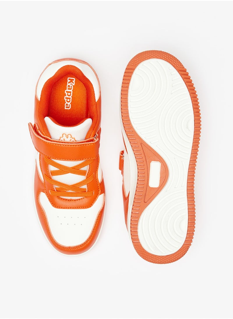Kappa - Boys Colourblock Sneakers with Hook and Loop Closure - Image 1