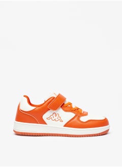 Boys Colourblock Sneakers with Hook and Loop Closure