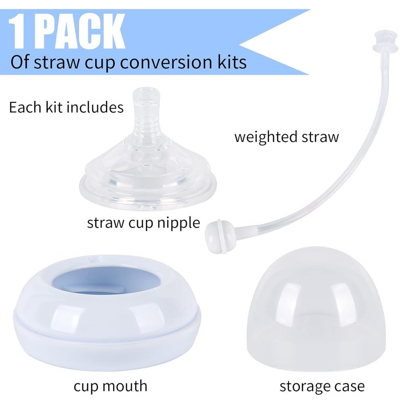 ChengFu Baby Bottle Straw Lid  Compatible with Philips Avent FoodGrade Silicone BPAFree SpillProof - Image 2