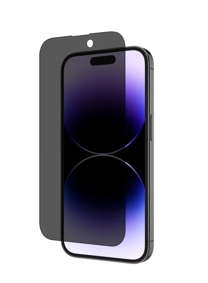 TIGER iPhone Tempered Glass 3 Pack Privacy Screen Protector Set For iPhone 14 Pro 6.1 Inch Anti-Spy Tempered-Glass, Scratch Resistant iPhone Glass Full-Coverage Glass (Privacy, iPhone 14 Pro) - Image 4