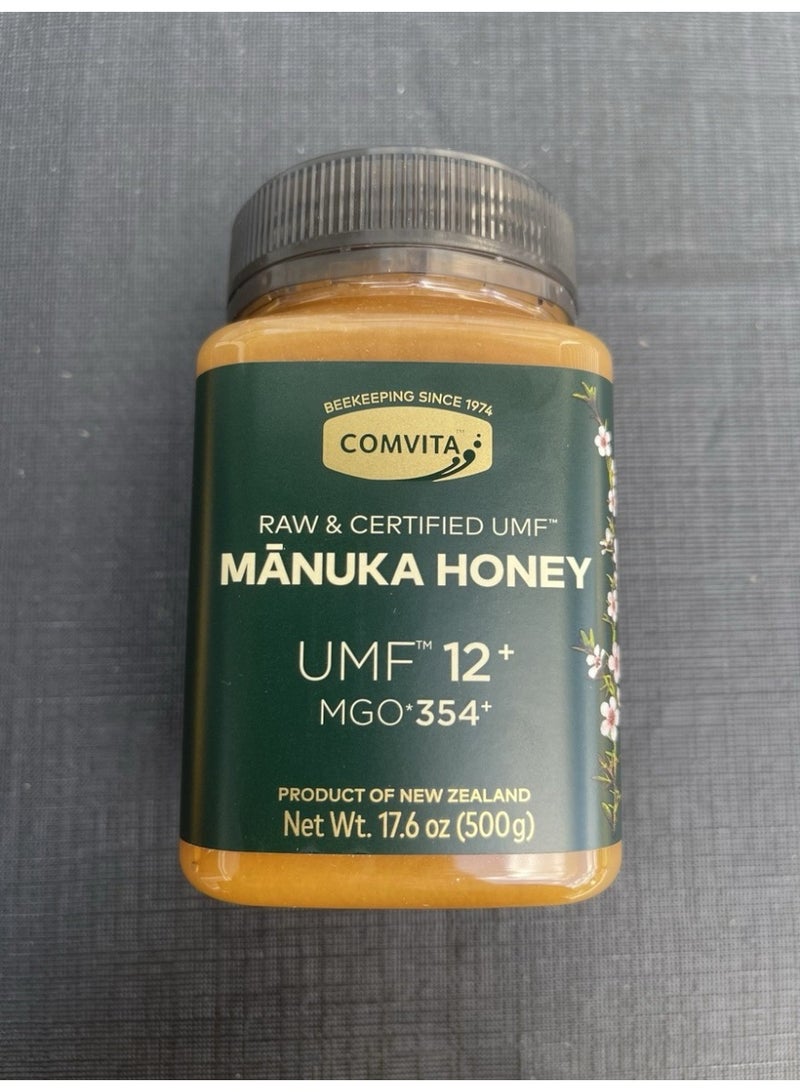 Manuka Honey Raw & Certified UMF 12+ MGO 354+ 500g