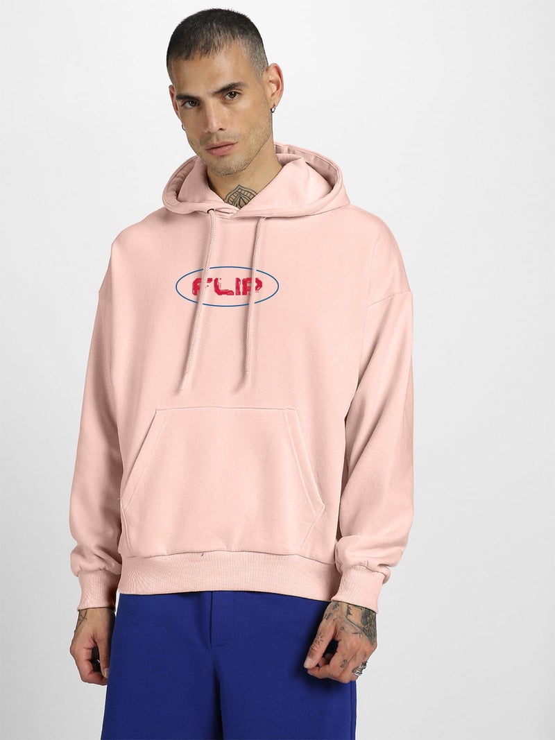 Veirdo® Polycotton Spun Oversized Fit Drop Shoulder Hooded Sweatshirt Full Sleeves Back Graphic Printed Jumper Hoodie for Men (OS_HD_VD_FLP_PW_XL) - Image 4