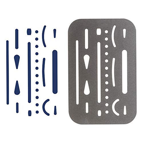 Pacific Arc Professional Erasing Shield Solid Stainless Steel with 26 Openings, 3 Pack - Image 3