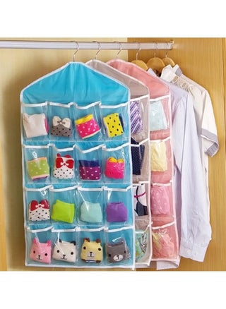 Right traders Multifunction 16 Pockets Socks Shoe Toy Underwear Sorting Storage Bag Door Wall Hanging Closet Organizer Random Colour - pzsku/Z2EA2203CEB828FCB5D92Z/45/_/1677070915/ce353354-6495-4bb9-9928-1e338fe70e71