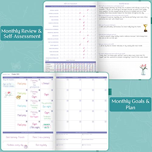 Legend Planner Legend Self-Care Journal – Guided Daily Reflection Journal to Support Mental & Physical Health – Daily Mood, Meditation & Personal Development Notebook – 7.1x10.5”, Lasts 3 Months (Turquoise) - Image 4