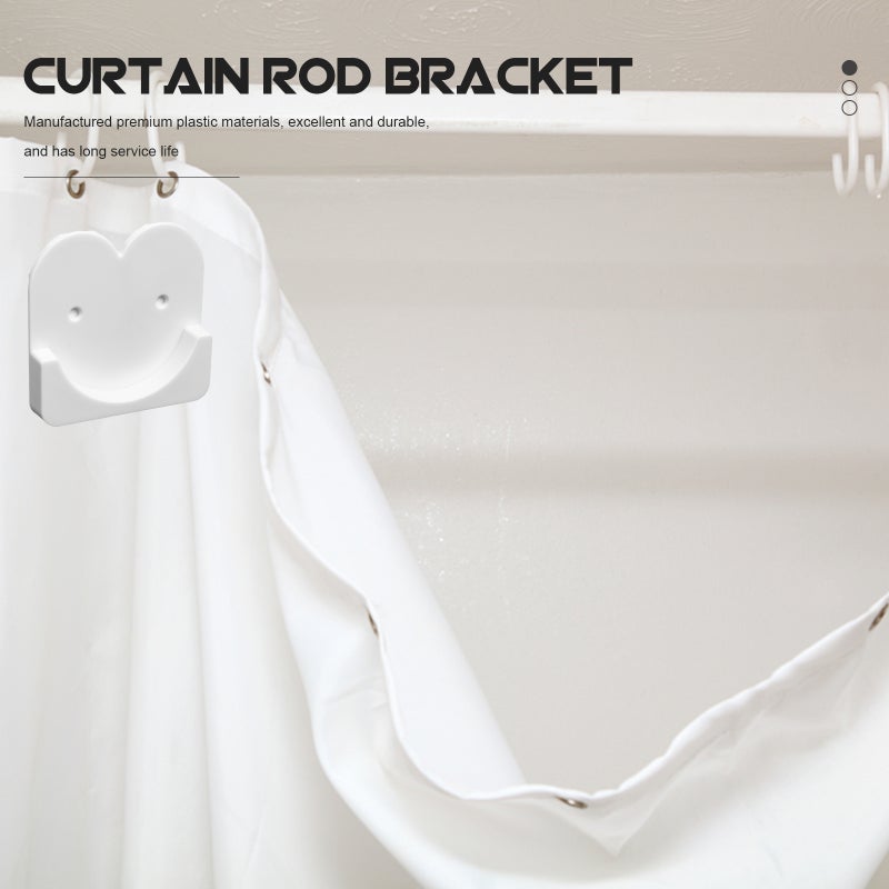 Bathroom Shower Curtain Rod Mount, Smooth Surface and Elegant Design, Long Service Life - Image 3