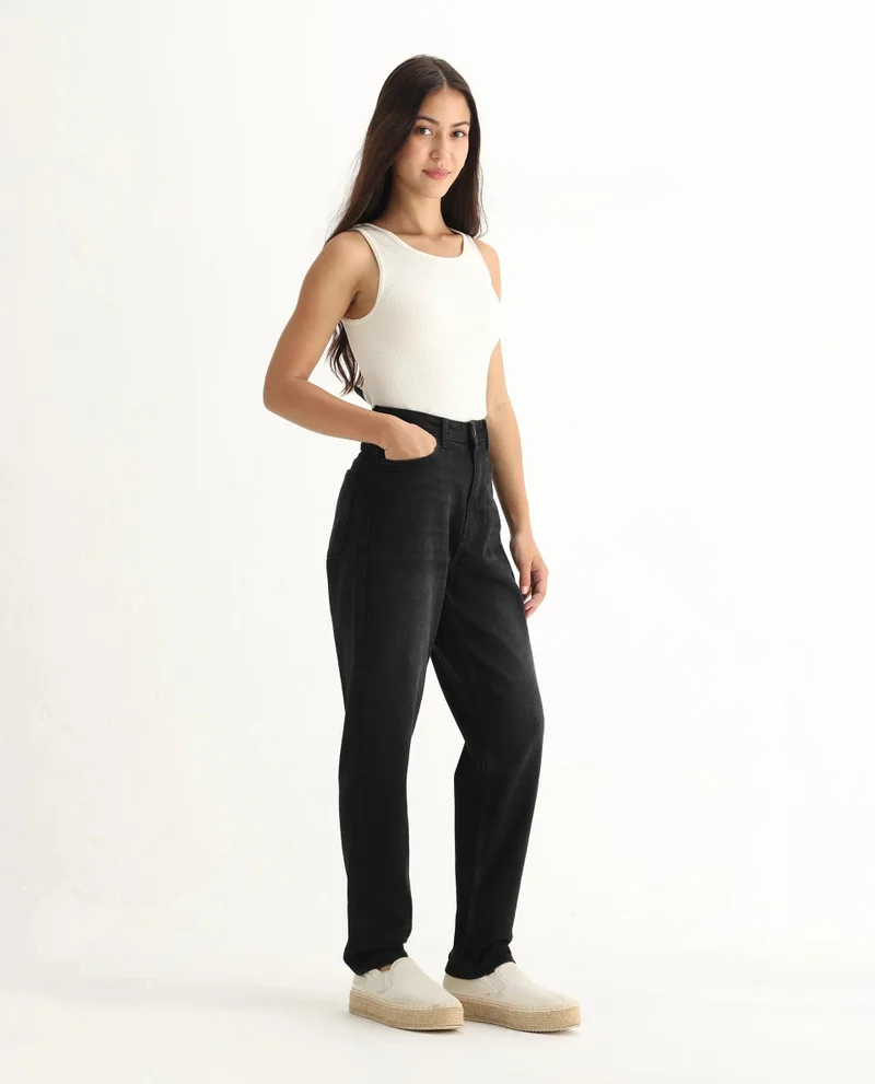 Rareism Women's Mom Fit Denim