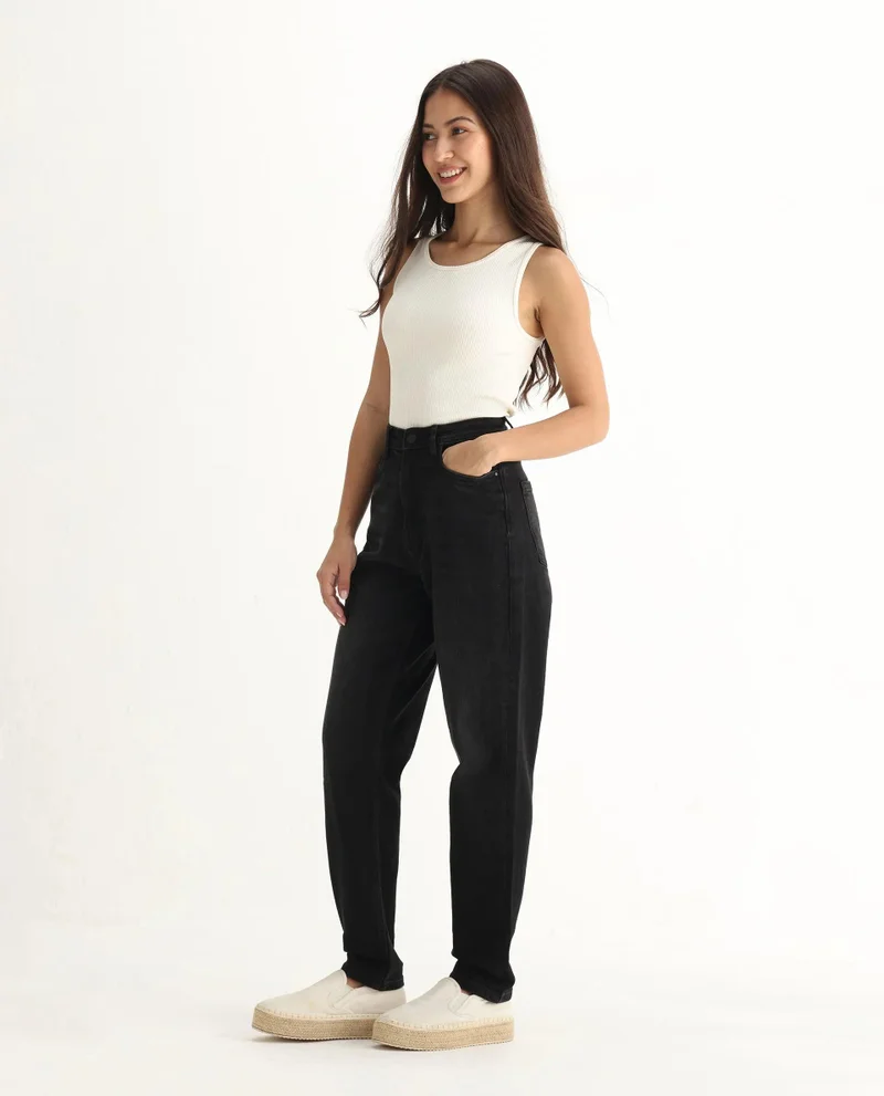 Rareism Women's Mom Fit Denim