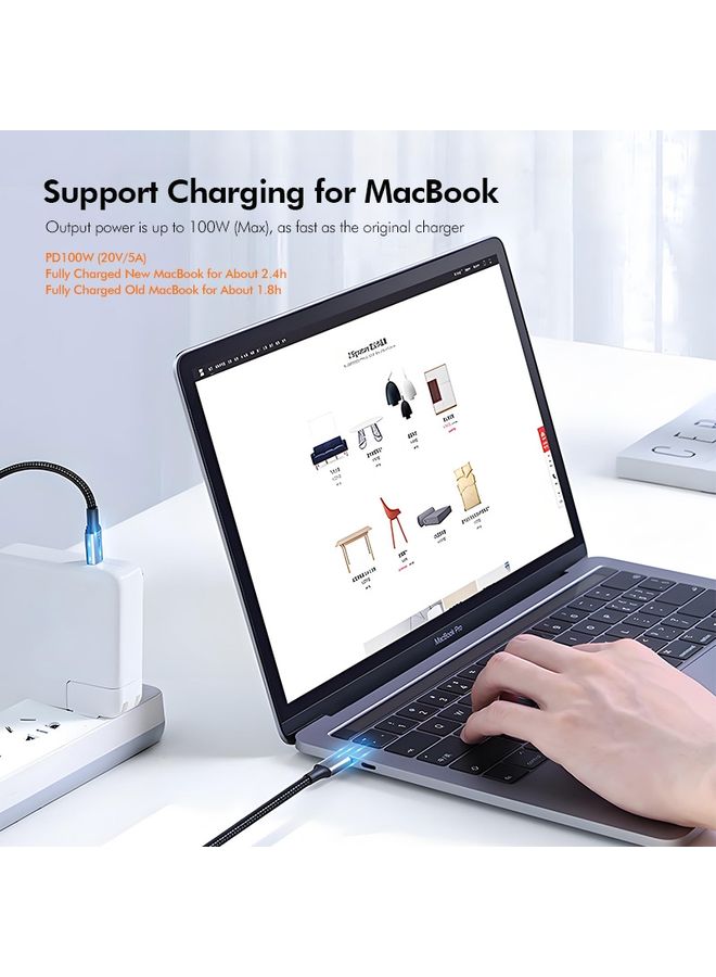 ENKAY ENKAY PD100W 5A USB-C / Type-C to Type-C Fast Charging Cable with E-Marker, Length:2m  - Image 3