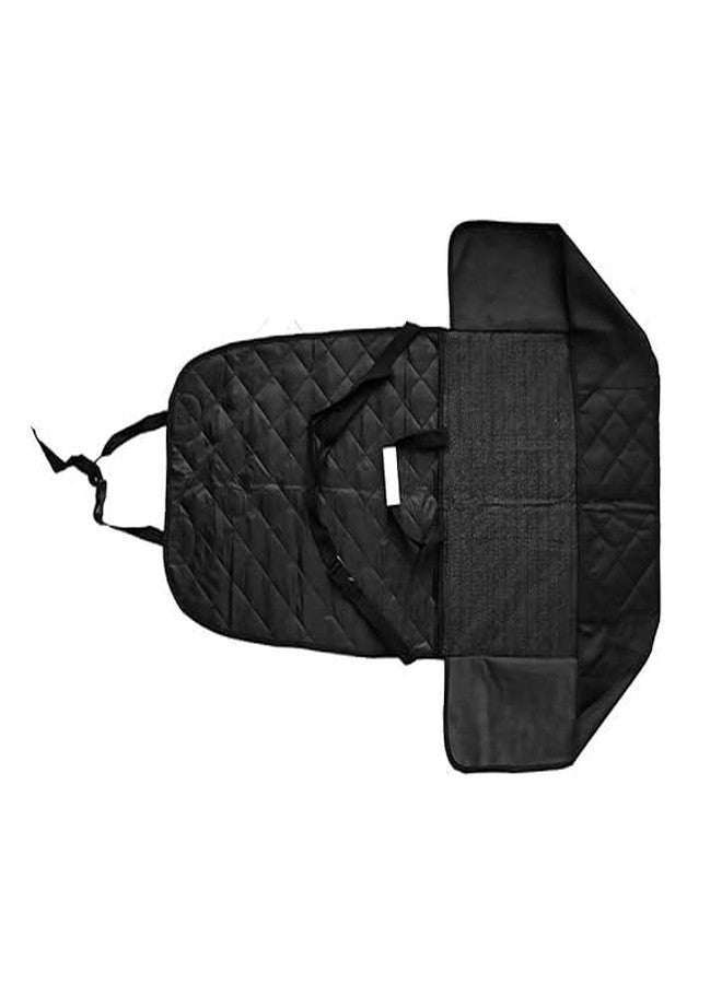 BLESSING PET SUPPLY DOG SEAT BELTS (1 INCH POLY POPLINE TAPE) (BLACK) (Front Dog Car Seat cover, Gray) - Image 4