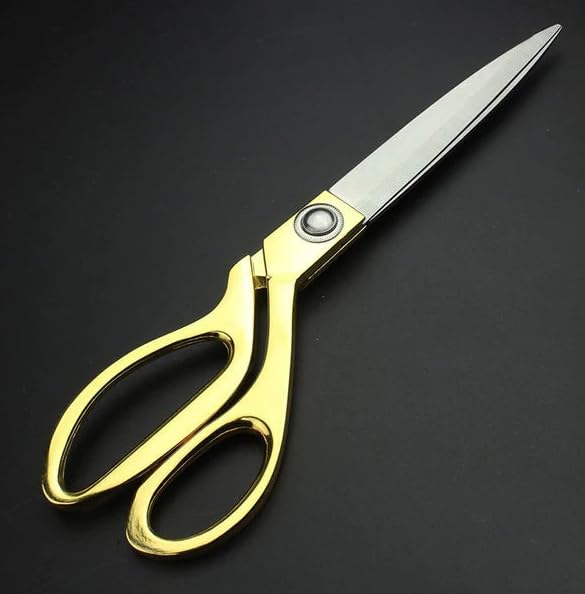 S Cart مقص قص القماش S كارت للم sewing والتفصيل مع مقبض مريح سهل الاستخدام مقص من الفولاذ المقاوم للصدأ عبوة من 1 حجم كبير - Image 1