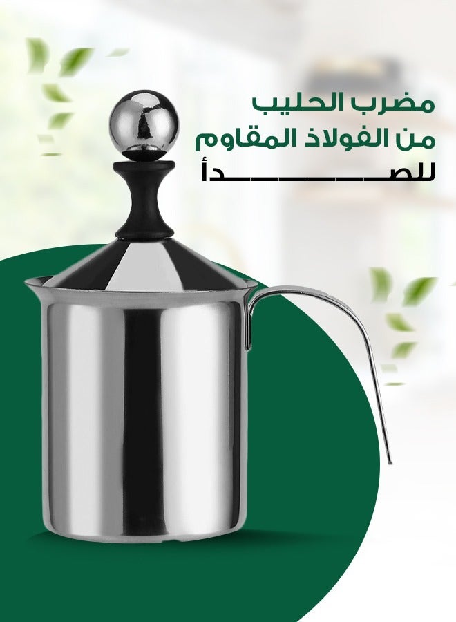 بريمو بلس ماكينة صنع رغوة الحليب من الستانلس ستيل فضي - Image 1