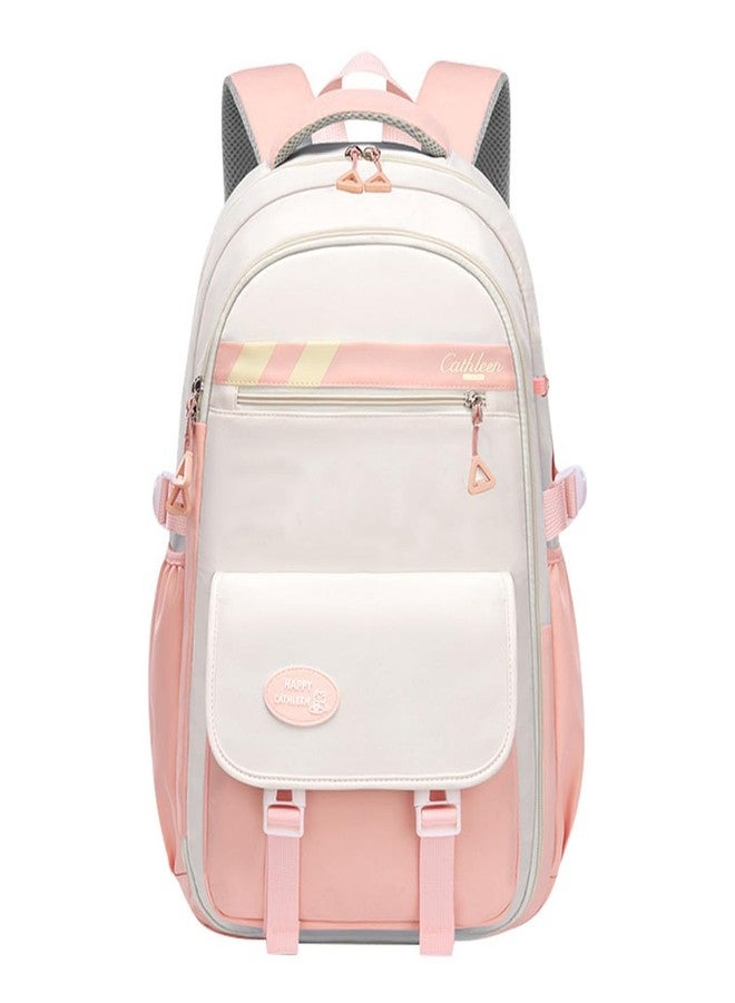 PALAY® Girls School Backpack Kawaii Backpack Schoolgirls Book Bag with Spacious Stationeries Storage Layer, Padded Shoulder Strap, Multi-use School Backpacks Travel Bag - Image 1