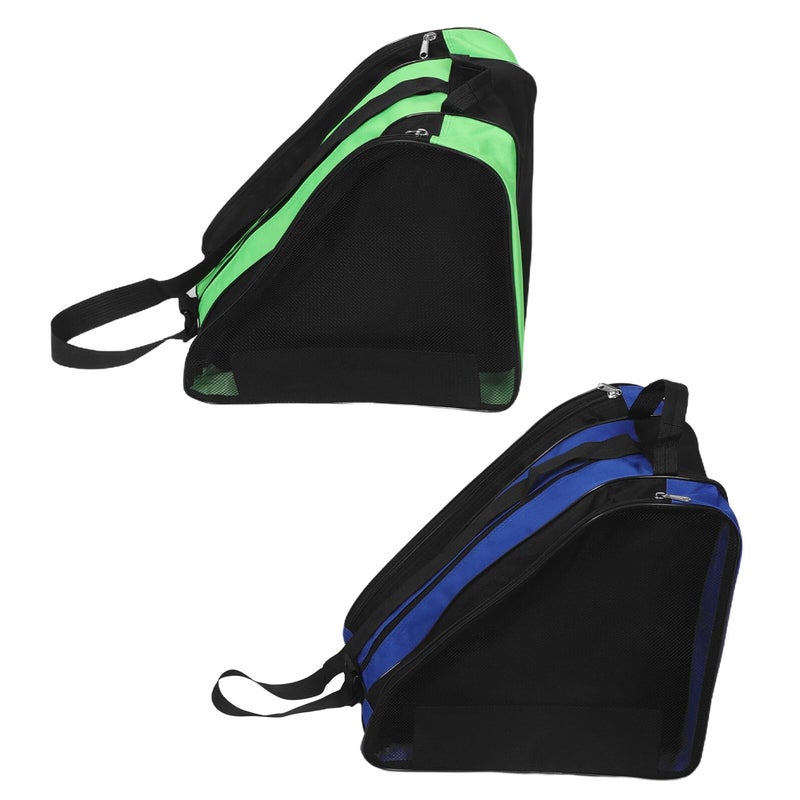 2 PCS Roller Skate Bags with Thickened Sturdy Fabric Breathable Storage Backpack for Quad Skates - Image 2