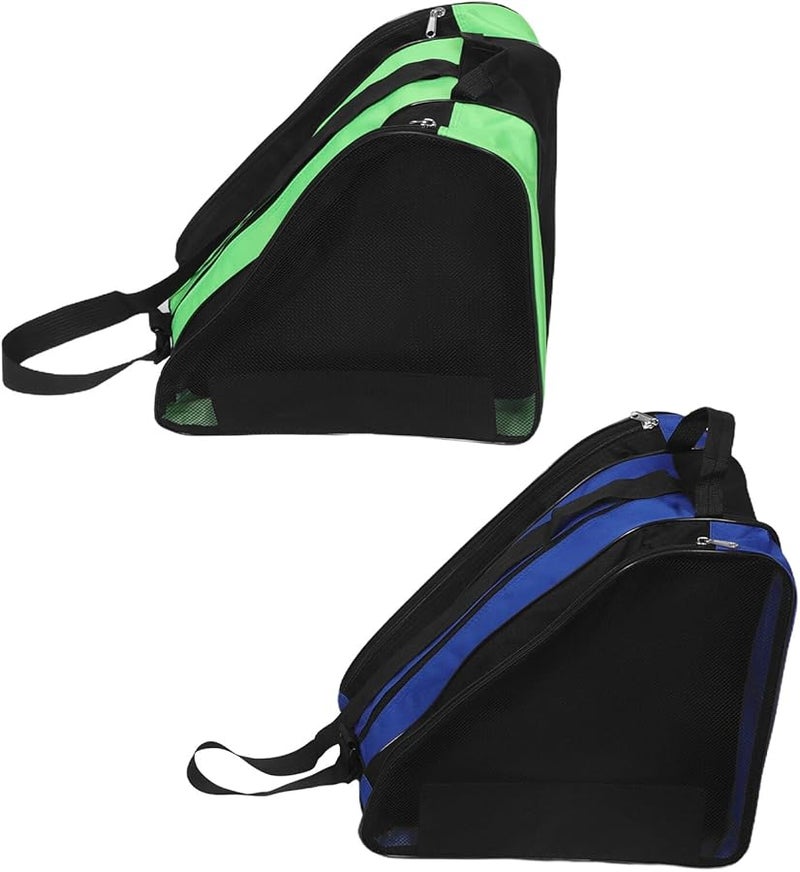 2 PCS Roller Skate Bags with Thickened Sturdy Fabric Breathable Storage Backpack for Quad Skates - Image 1