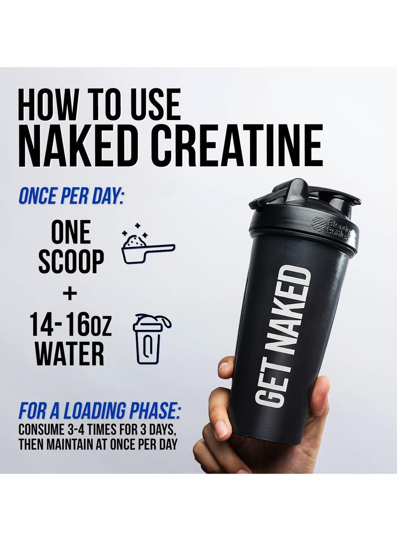 NAKED nutrition Pure Micronized Creatine Monohydrate – 200 Servings, 1,000g - Image 4