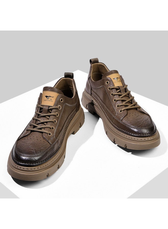 Septwolves Casual Work Boots】25-year Work Boots For Men, British Style, Personalized Fashion, Versatile Men's Boots, Comfortable Outdoor Casual Boots - Image 5
