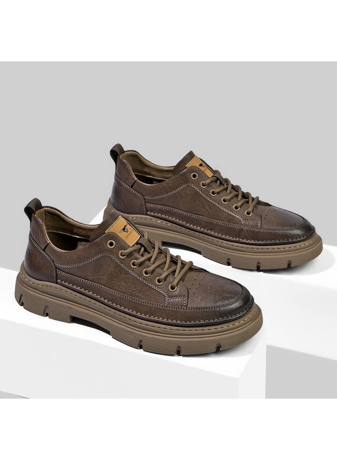 Septwolves Casual Work Boots】25-year Work Boots For Men, British Style, Personalized Fashion, Versatile Men's Boots, Comfortable Outdoor Casual Boots - Image 4
