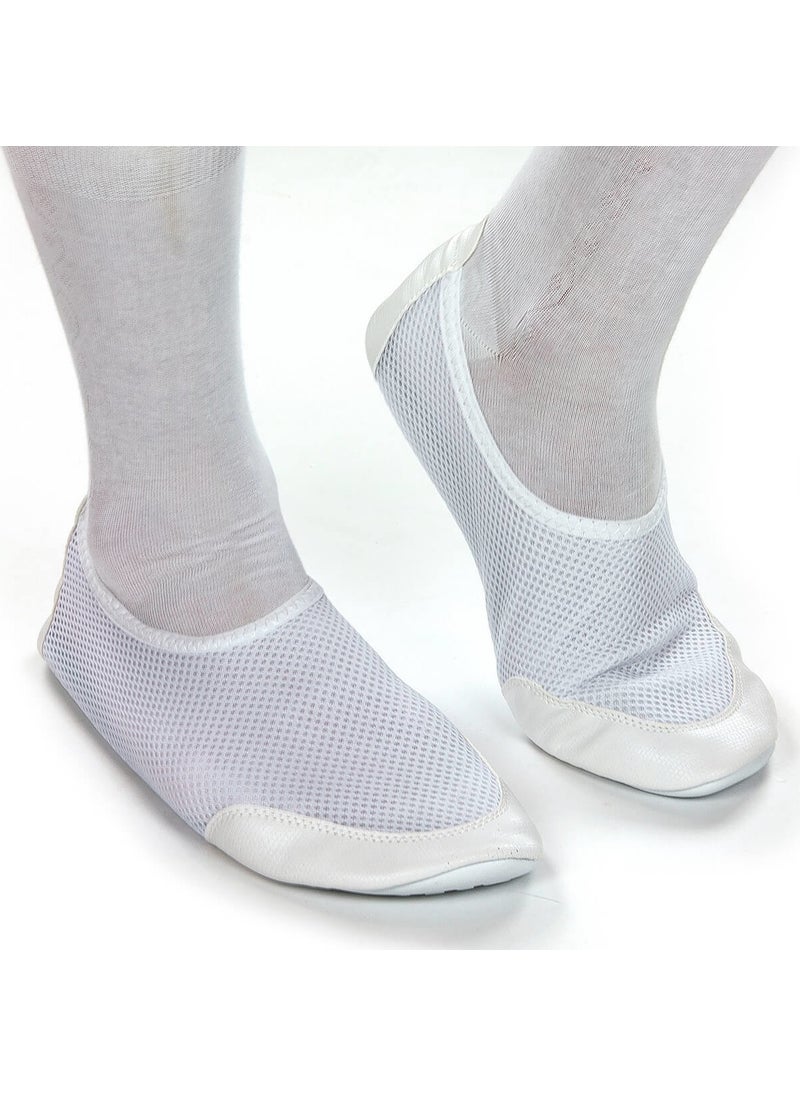 İhvan - Ihvan Luxury Practical White Hajj Umrah Tawaf Booties - Image 1