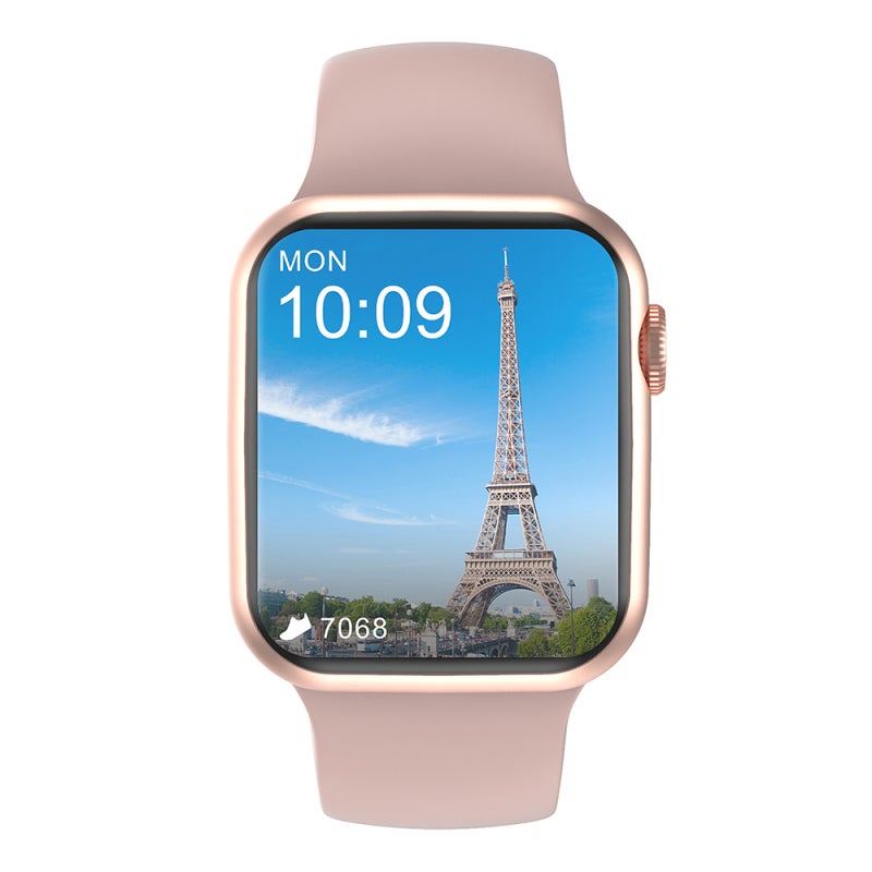 Smartwatch: IP68 Waterproof Pink - BT Call Hands-Free Communication Fitness Tracker With 100+ Custom Dynamic Watch Faces For Health Monitoring Sports & Daily Use - Image 1