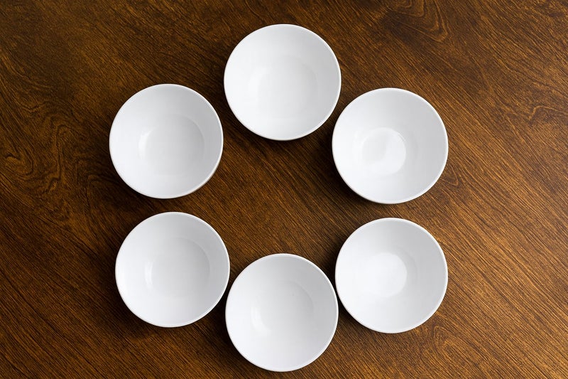 Mirakii White Bone China Small Sauce Bowl 50 ml Set of 6, Mini Dip Bowls for Serving Chutney, Salsa, Pickle, Sauce 207 - Image 3