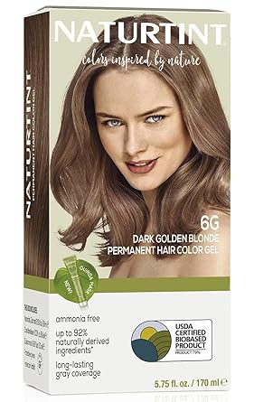 NATURTINT لون شعر 6G أشقر ذهبي داكن ناتورتينت 528 أونصة سائلة - Image 1