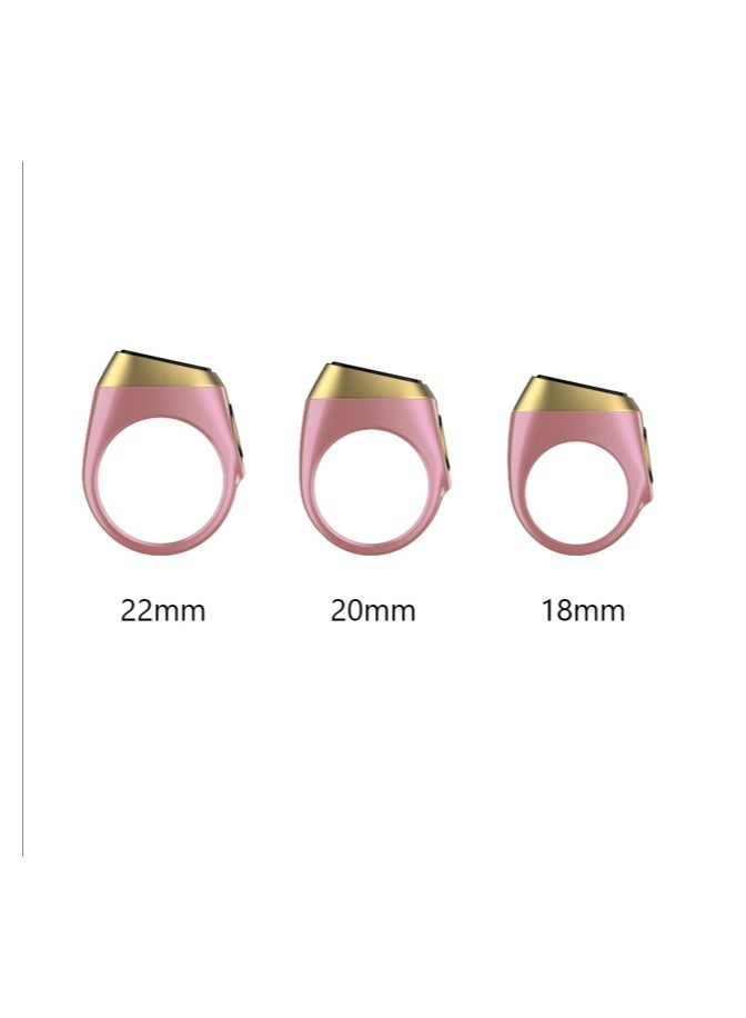 iQIBLA iQIBLA - Smart Tasbih Zikr1 Lite Ring - Pink - 18mm  - Image 3