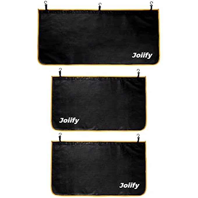 Joiify 3Piece Automotive Magnetic Fender Covers For Mechanics 25 Strong Magnets Microfiber Leather Car Protector Mats For Sedan Or Station Wagon  Size M - Image 1