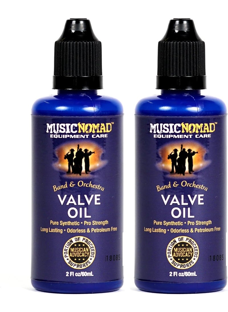 MusicNomad MusicNomad Premium Valve Oil 2 oz 2 Pack  - Image 1