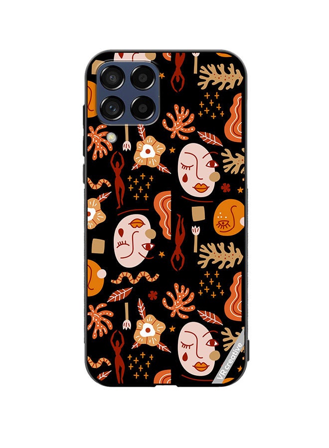 VR CREATIVE Protective Case Cover For Samsung Galaxy M33 Silhouettes Of People Design Multicolour - Image 1
