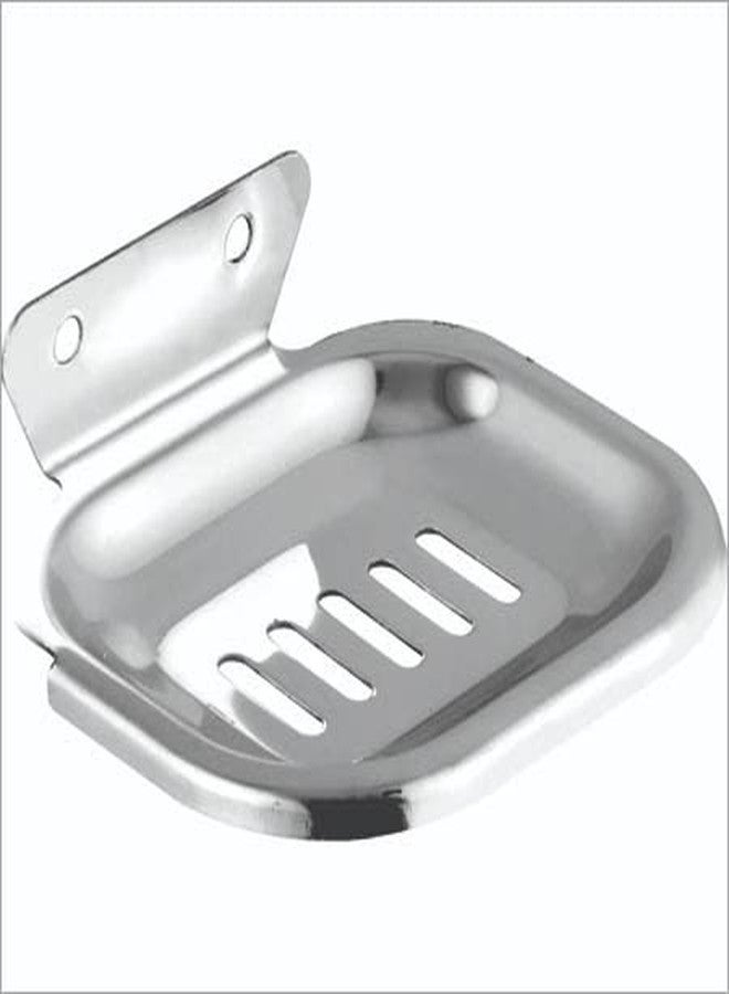 Indorox Bathroom Soap Dish | Soap Stand Holder Stainless Steel Silver