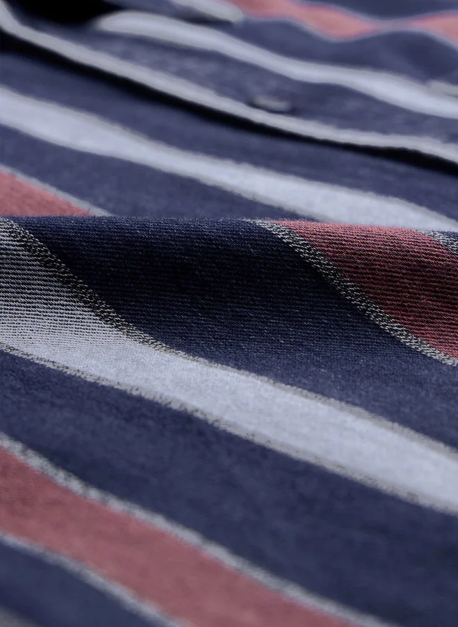The Souled Store  The Souled Store Men Multicolor Stripes Cotton Relaxed Fit Shirt  | Best Price UAE