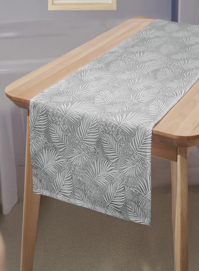  انتكس بيت الستائر مفرش طاولة من الكتان من انتكس هوم اناليا  مناسب لطاولات الاستقبال وغرف المعيشة وغرف النوم - تصميم عصري - طقم من قطعتين 45x130 cm - Image 3