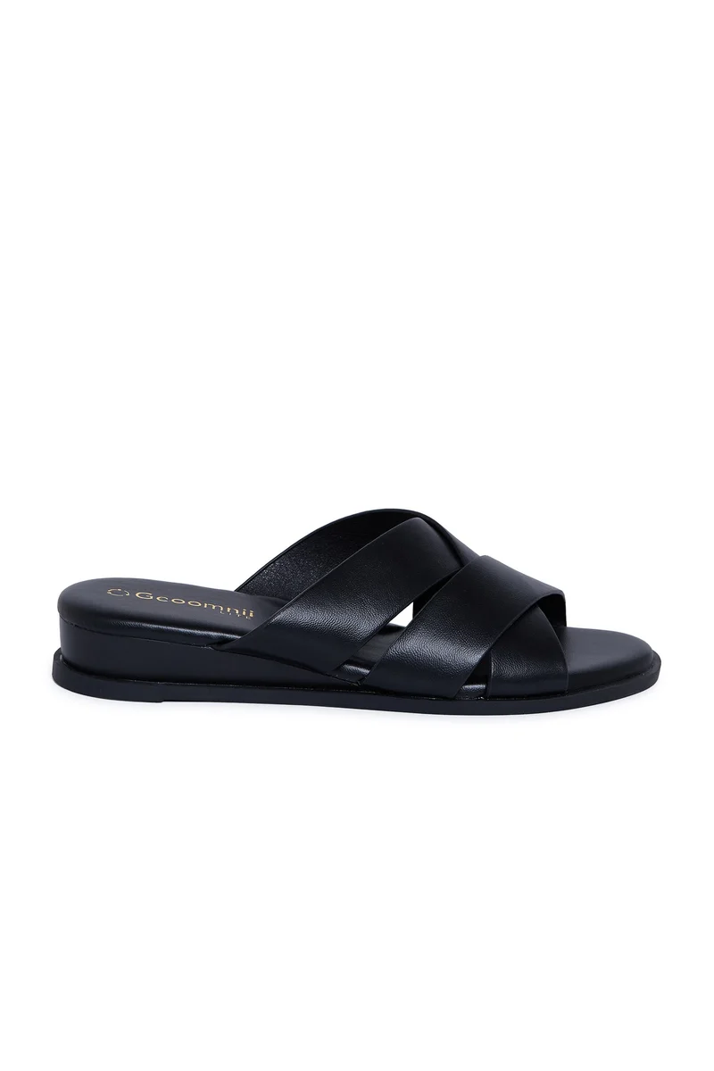 Geoomnii Geoomnii Comfort Slide Sandals for Women – Cushioned Slip-On Casual Sandals for Daily Wear, Home, Travel & Walking