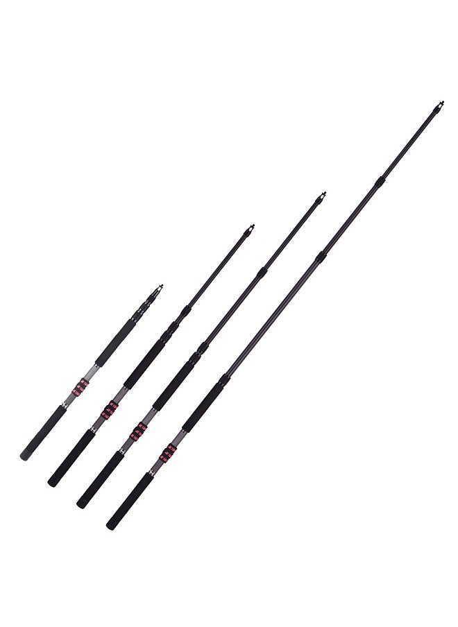 JIE YANG - 3m/9.8ft Lightweight Carbon Fiber 4 Sections Extendable Telescoping Microphone Boom Pole Arm Extension with 3kg/6.6lbs Load Capacity - Image 1